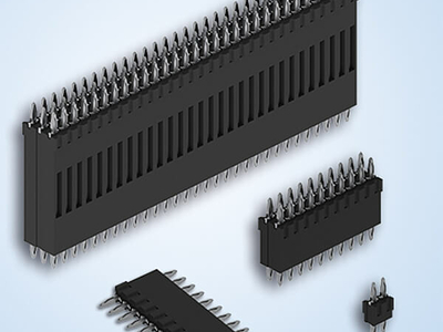 Connecteur fixe pour circuits imprimés à insertion en force