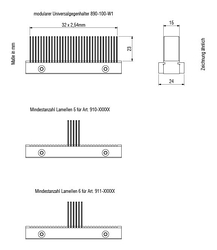 Einpresswerkzeuge Universalgegenhalter Power Terminal